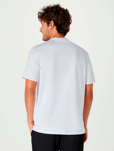 CAMISETA CON BOLSILLO MODELO SUPER COTTON BLANCO