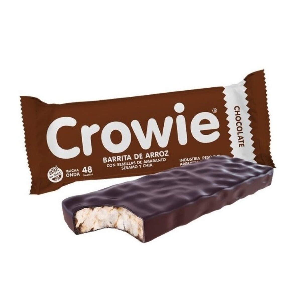 Barrita Arroz Crowie Chocolate 12 Grs. 