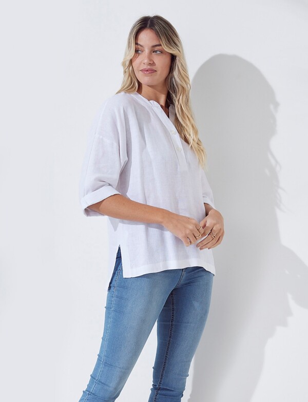 Blusa Lino BLANCO