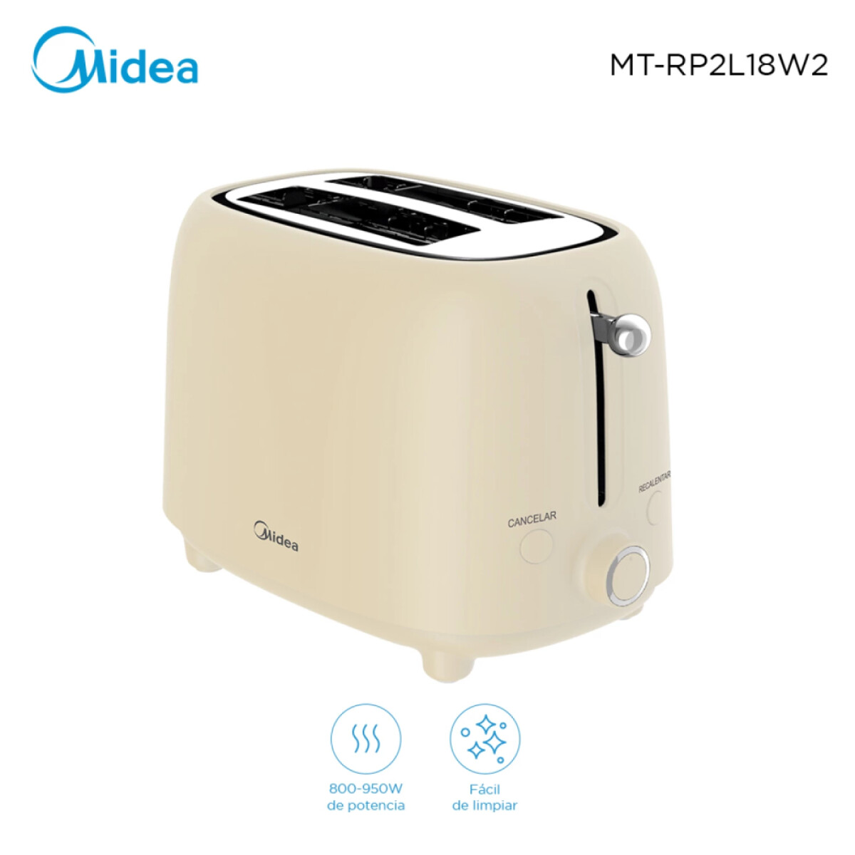 Tostadora Eléctrica Midea MT-RP2L18W2 