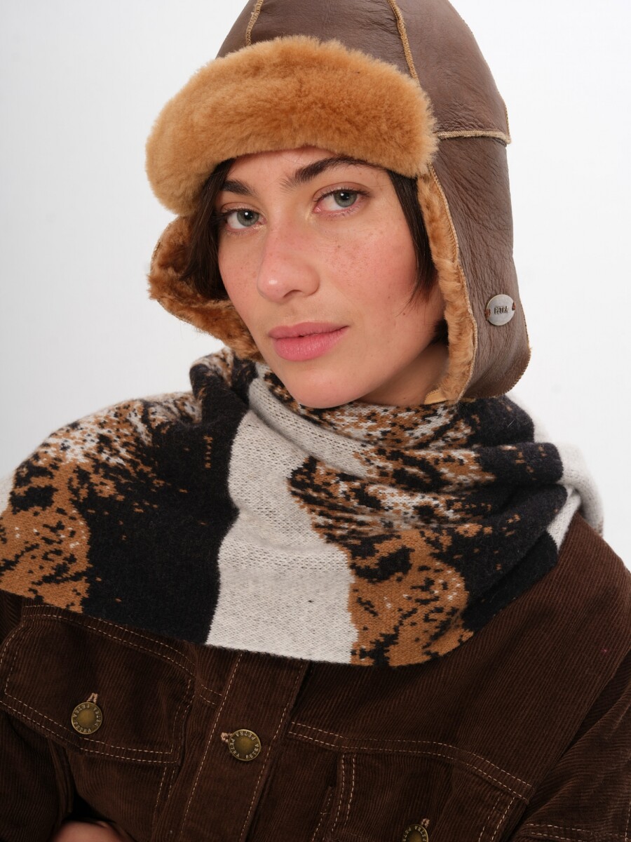 Gorro Leather Cool - Marrón 