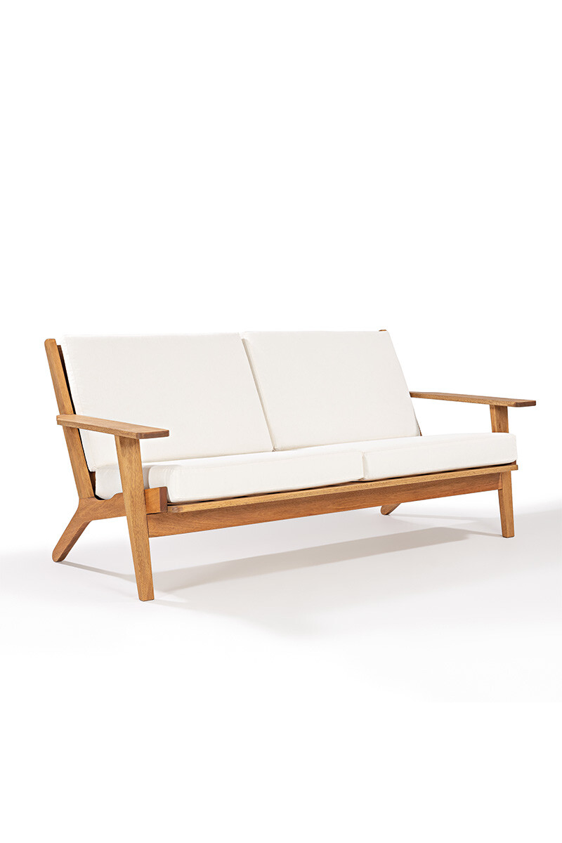 LOTUS SOFA SOFA LOTUS 3 LUGARES ACQUABLOCK CRUDO 185x87x86CM JATOBA