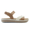 Sandalias Country Tira Ancha de Mujer - 26101 Negro