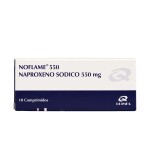 NOFLAME 550 MG. CJ X 10 COMP. única