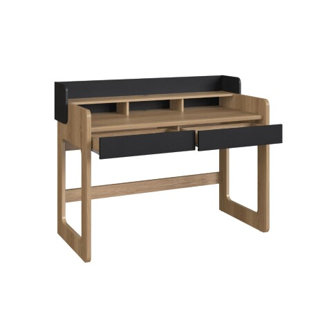 Escritorio Flexus 128 Negro y Madera