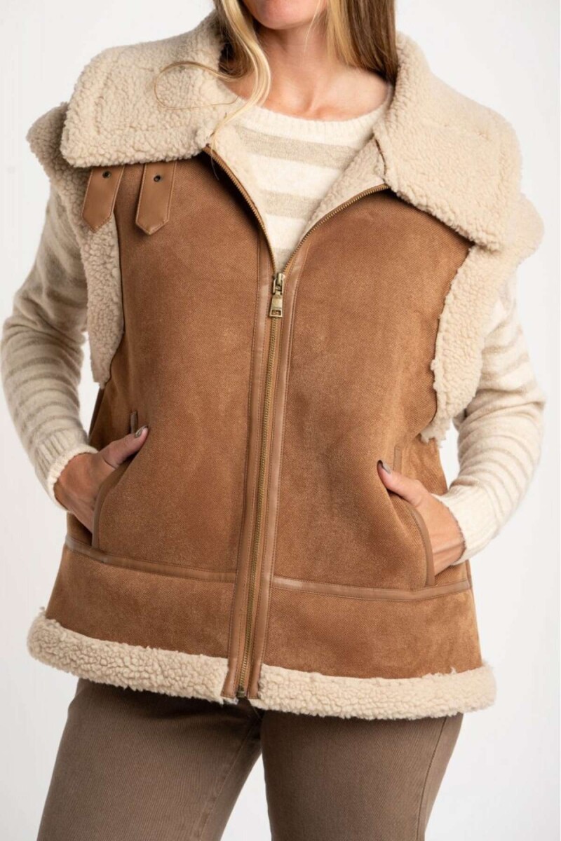 Chaleco Gamulan - Camel 