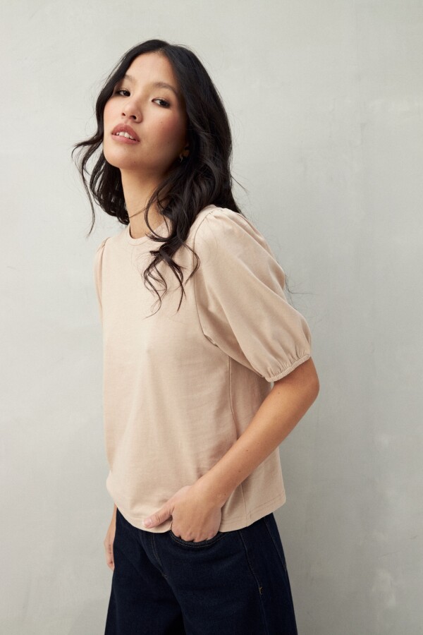 REMERA VELORA Beige