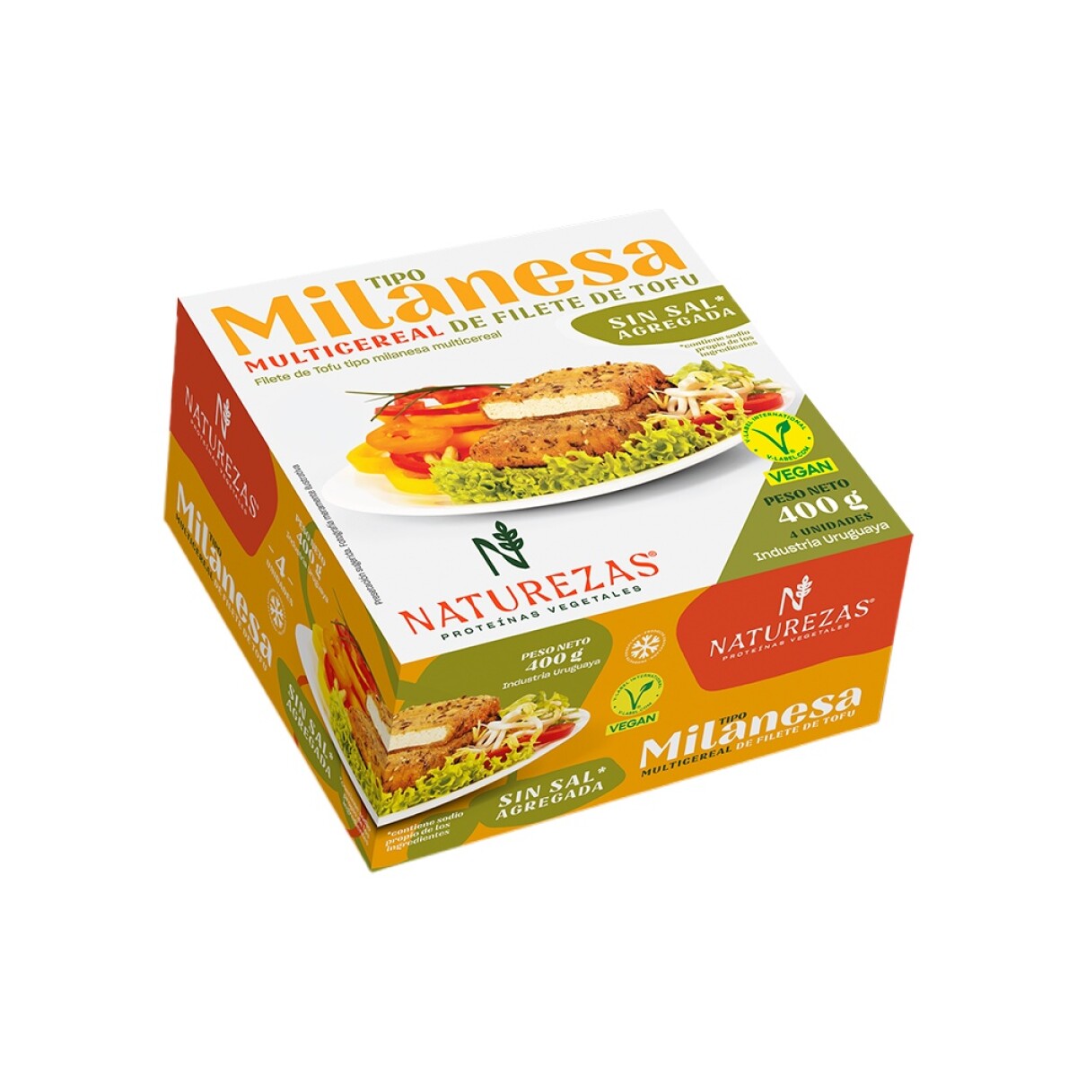 Milanesas Multicereal De Tofu Sin Sal Naturezas 
