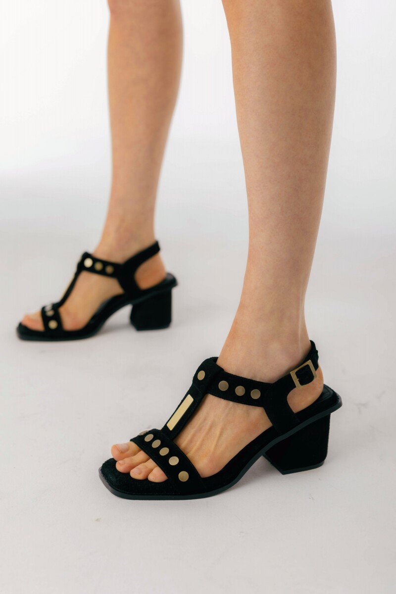 Sandalia Gardenia - Negro 