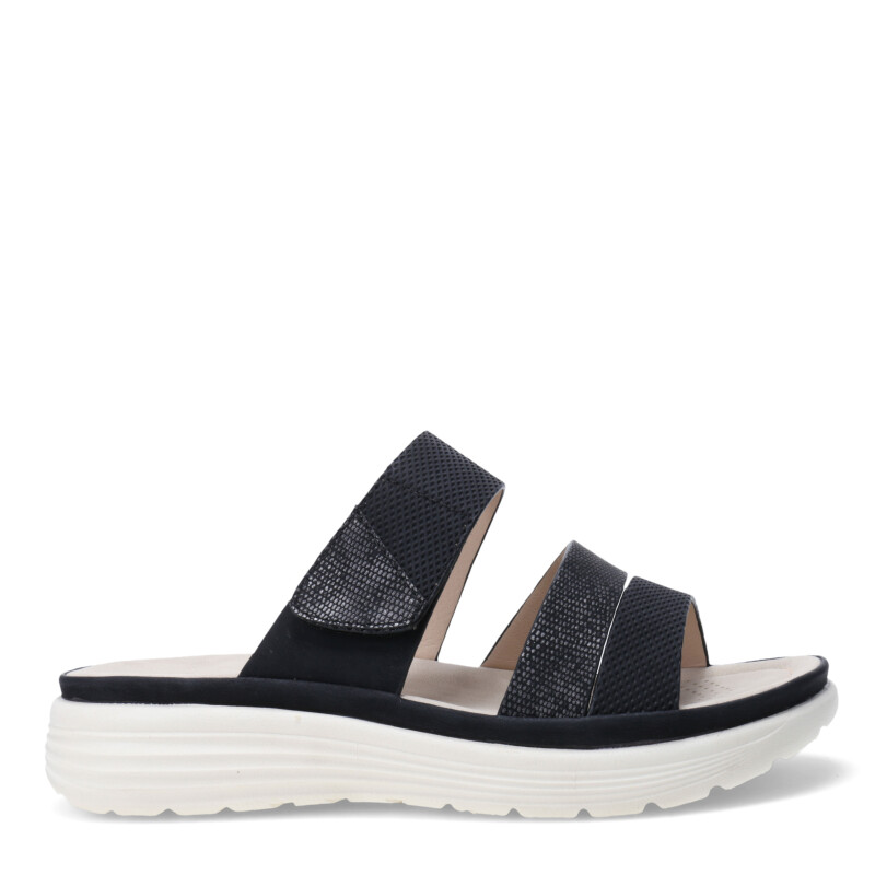Sandalias de Mujer Lady Confort s DINAN con dos tiras Negro