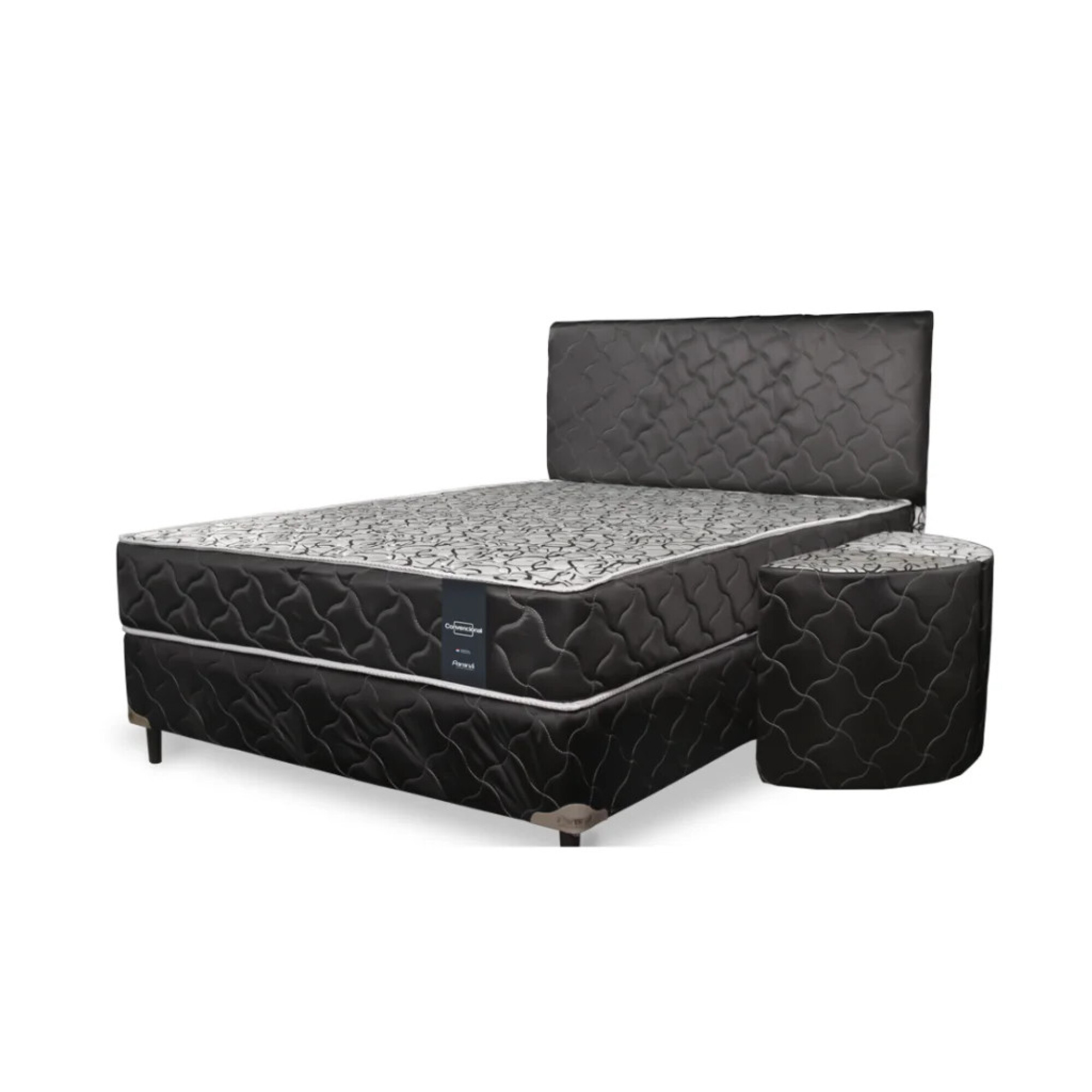 Juego completo Parana convencional 140x190 Cm - Negro
