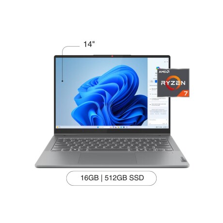 Notebook LENOVO IP 5 2 En 1 14' Touch 512GB / 16GB RAM R7-8845HS W11 Notebook LENOVO IP 5 2 En 1 14' Touch 512GB / 16GB RAM R7-8845HS W11