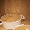 Olla de Aluminio con Tapa Natural Grande