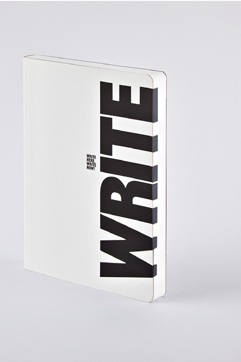 NOTEBOOK GRAPHIC L-WRITE-WRONG Blanco