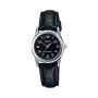 Reloj CASIO LTPV001L-1BUDF Cuero Negro Esfera 25mm 0