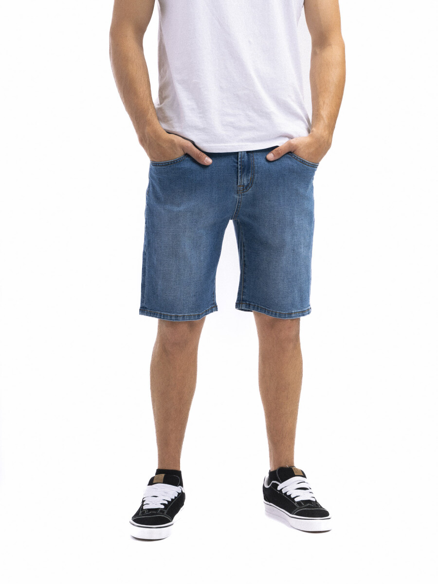 Bermuda de Jean - Azul Medio 
