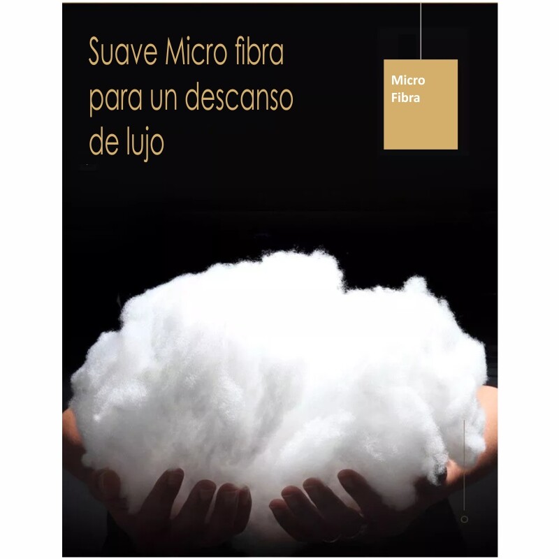 Almohada LZ 003 fibra siliconada premium Almohada LZ 003 fibra siliconada premium