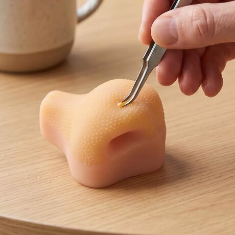 Juguete Antiestrés Squishy Cara Nariz Puntos Negros Juguete Antiestrés Squishy Cara Nariz Puntos Negros