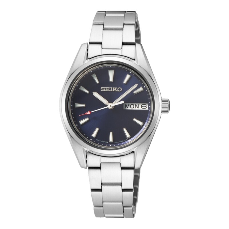 Reloj Seiko SUR353P1 para mujer con correa de acero Azul