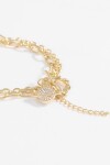 Pulsera acero saturno dorado