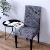 Funda cubre silla elastizada estampada gris difuminado