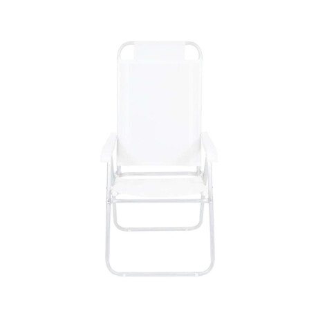 Silla Plegable de Aluminio 4 Posición Blanco