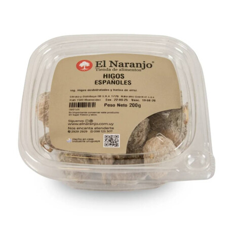 Higos El Naranjo 200 Grs Españoles