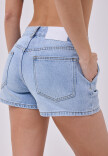 SHORT BOLSILLO CELESTE