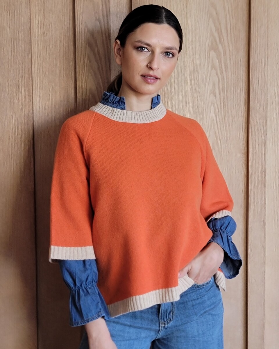 Buzo Clemen Lambswool - Naranja 