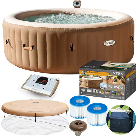 Intex Pure Spa Bañera Hidromasaje 4 Personas Inflable Inx028426