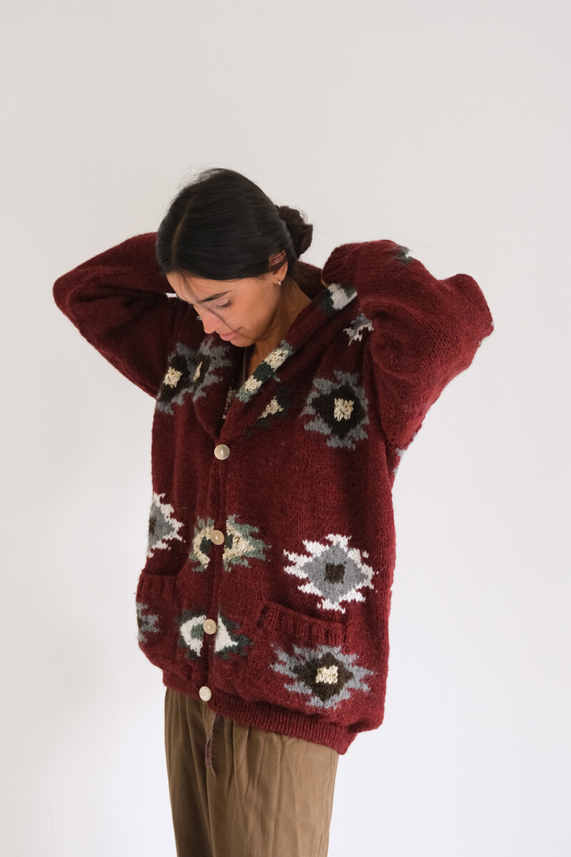 Saco Sony Lana - Bordeaux 