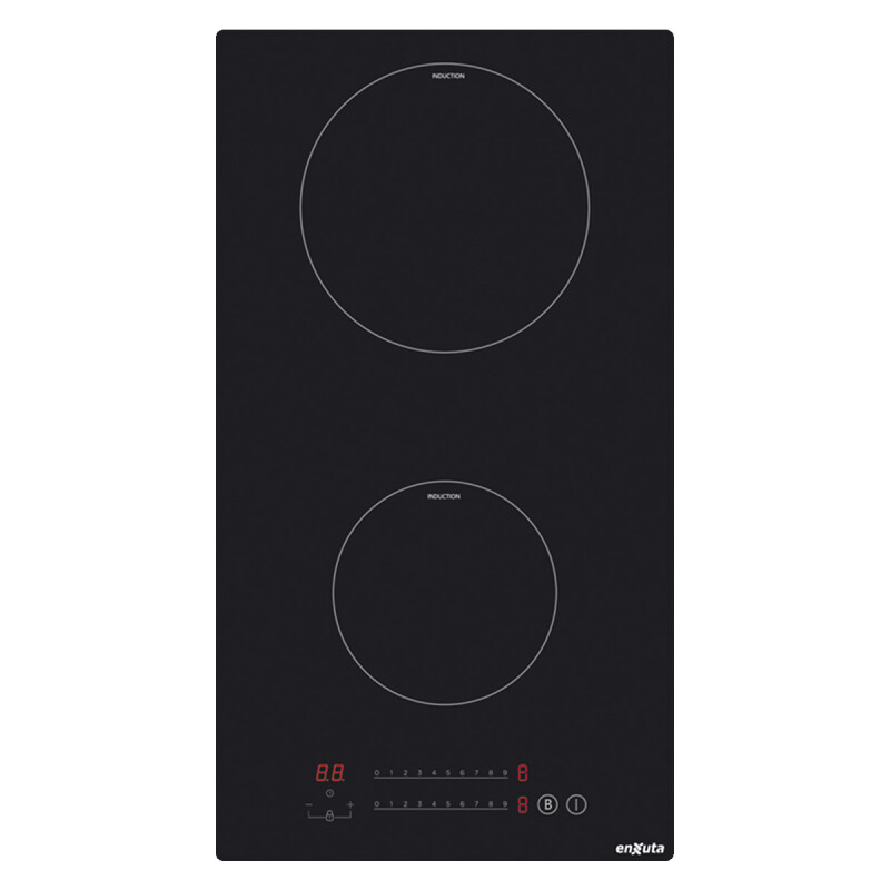 ANAFE DE EMPOTRAR DE INDUCCIÓN CON 2 HORNALLAS ENXUTA ANAFE DE EMPOTRAR DE INDUCCIÓN CON 2 HORNALLAS ENXUTA