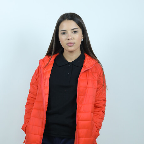 Campera Inflada Dama Coral