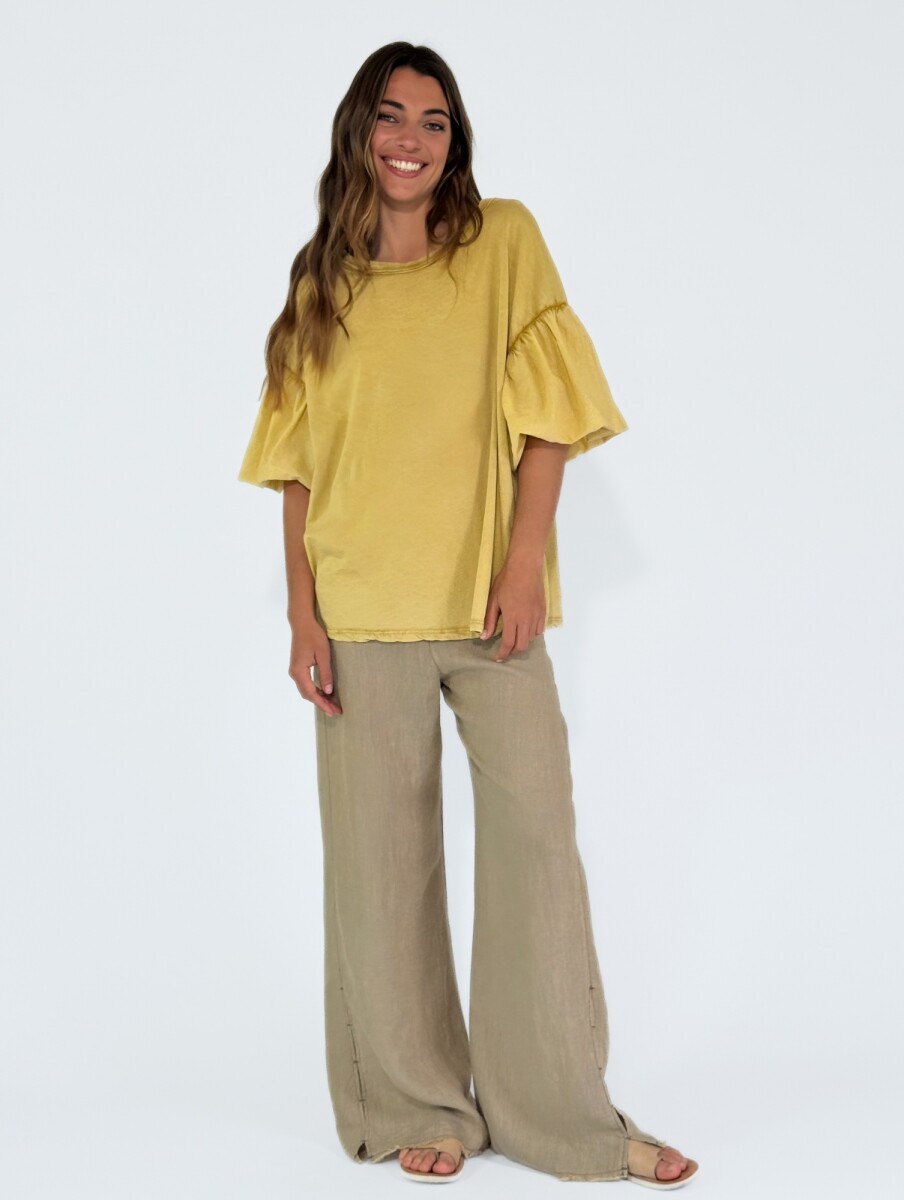 REMERA ISOLA - AMARILLO 
