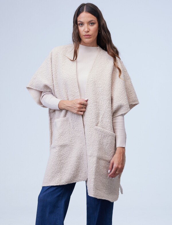 Kimono Bolsillos BEIGE