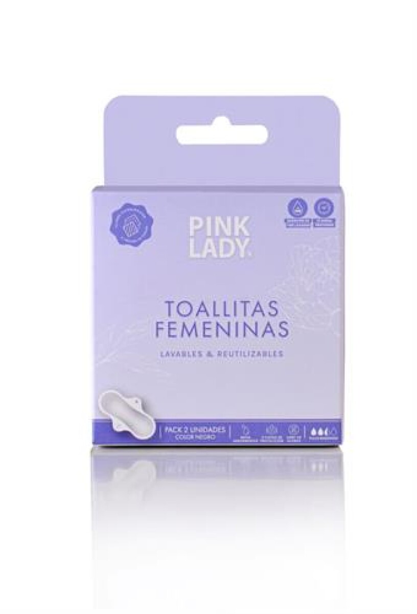 Pink Lady Toallitas Femeninas Reutilizables 2 unidades 