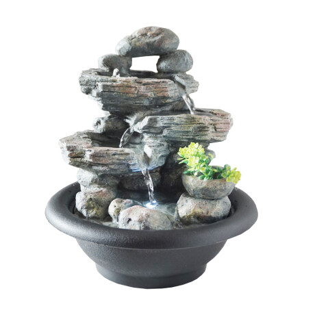 Fuente De Agua Rocas Grises Fuente De Agua Rocas Grises