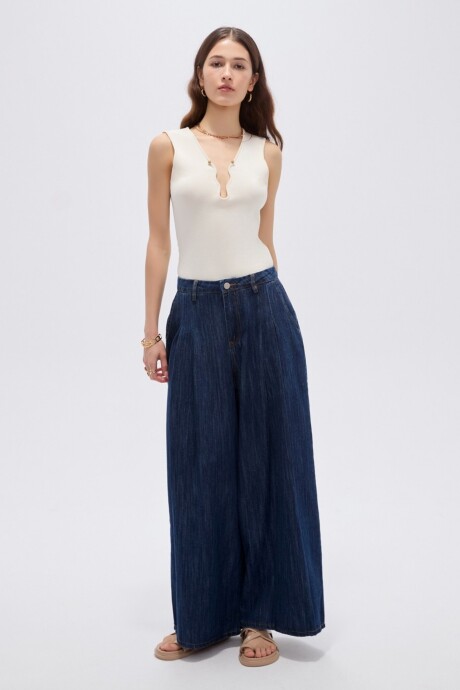 Pantalon Ariamo Azul Oscuro