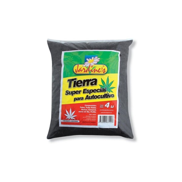 TIERRA PARA AUTOCULTIVO 4LTS JARDINES Sin color