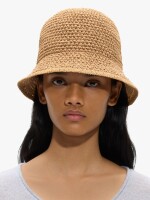 Sombrero Bucket De Punto natural