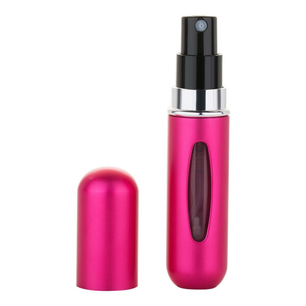 Mini Botella Atomizadora De Perfume Portátil Recargable X2 Variante Color Fucsia