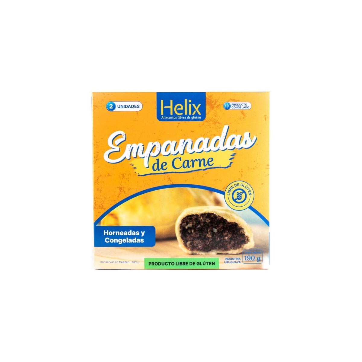 Empanadas De Carne Sin Gluten Hélix 2 Unidades 