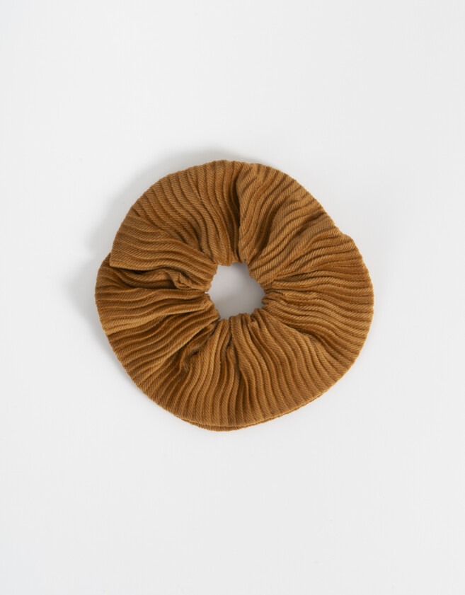 Skunzies De pelo Maxi Scrunchie Corderoy Chocolate - Marron Chocolate