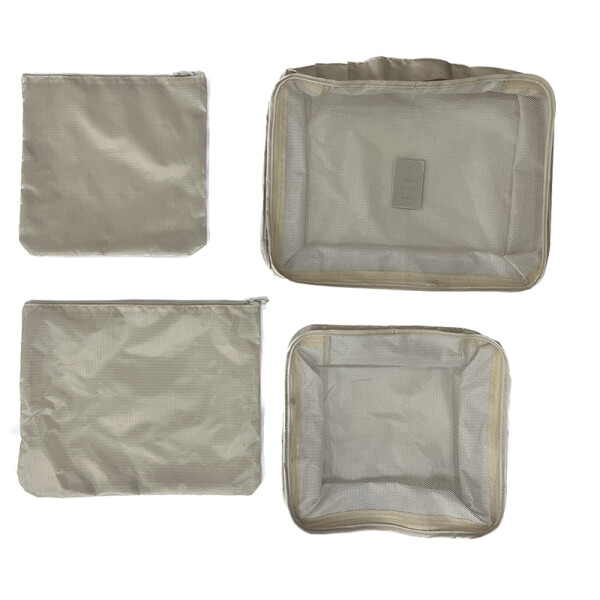 Organizador de tela 4pcs beige