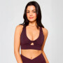 Top Oasis Twist Sports Bra Mujer Oxblood