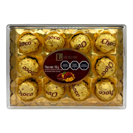 Bombonera Luxury rectangular 150g (12u) Bombonera Luxury rectangular 150g (12u)