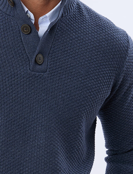 BUZO TEJIDO TEXTURADO Piedra