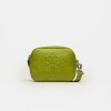 Bandolera Eterial en cuero graneado Moss