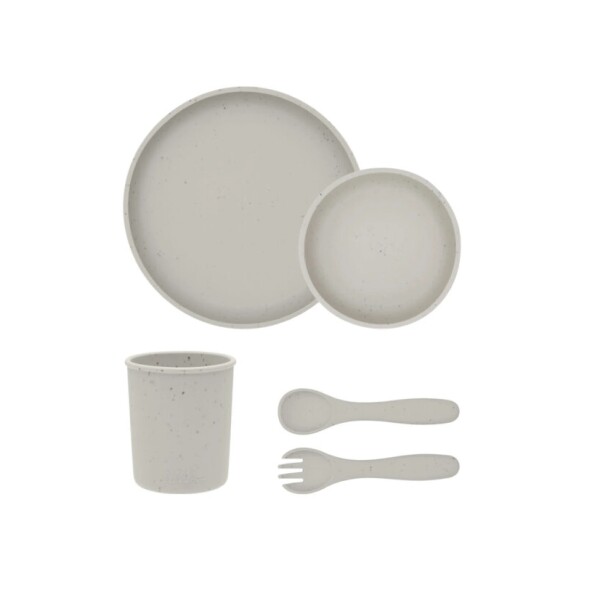 Set alimentacion silicona completo KIKAKBOO beige