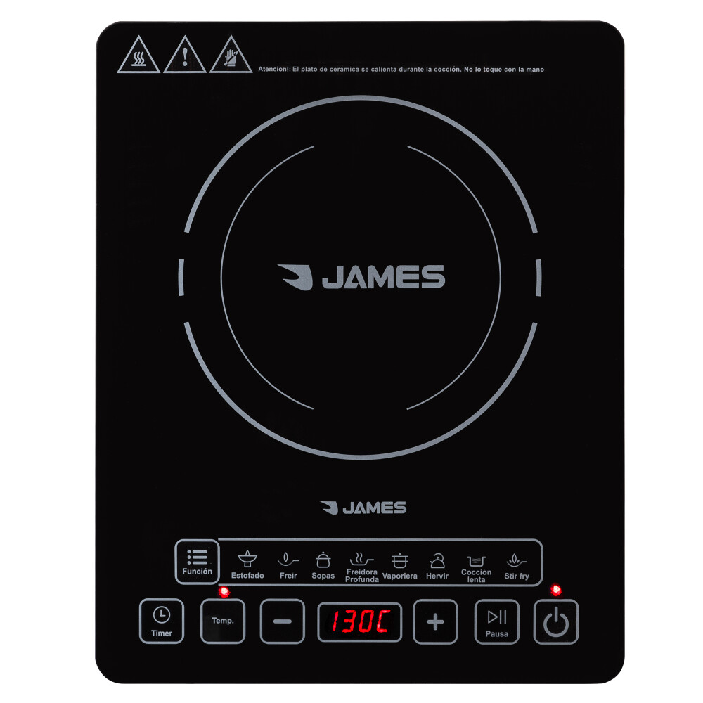 ANAFE ELÉCTRICO PORTATIL NEGRO JAMES CIJ-21